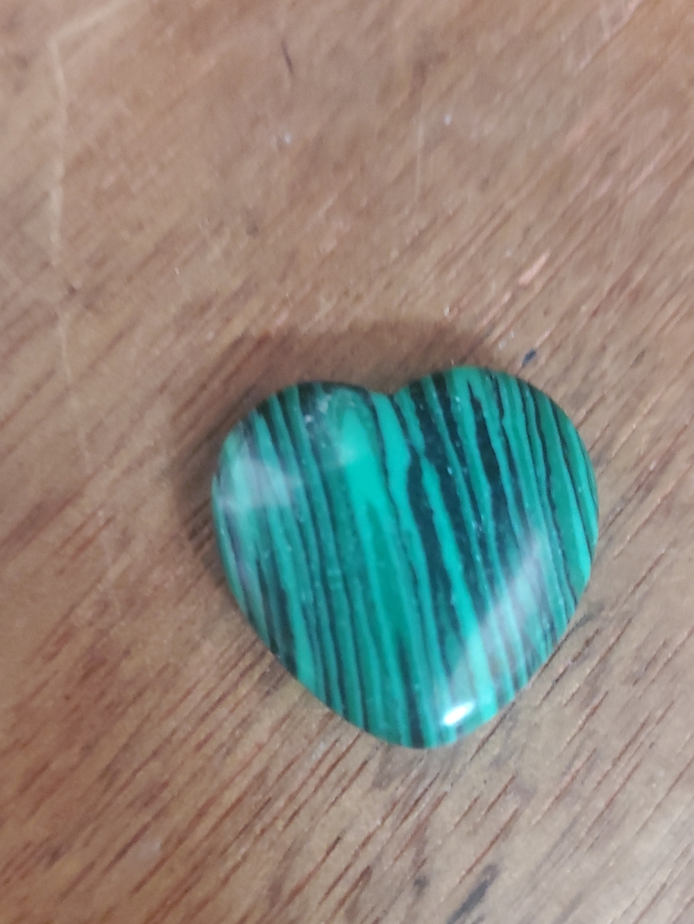Green Heart stone Pocket Hug D